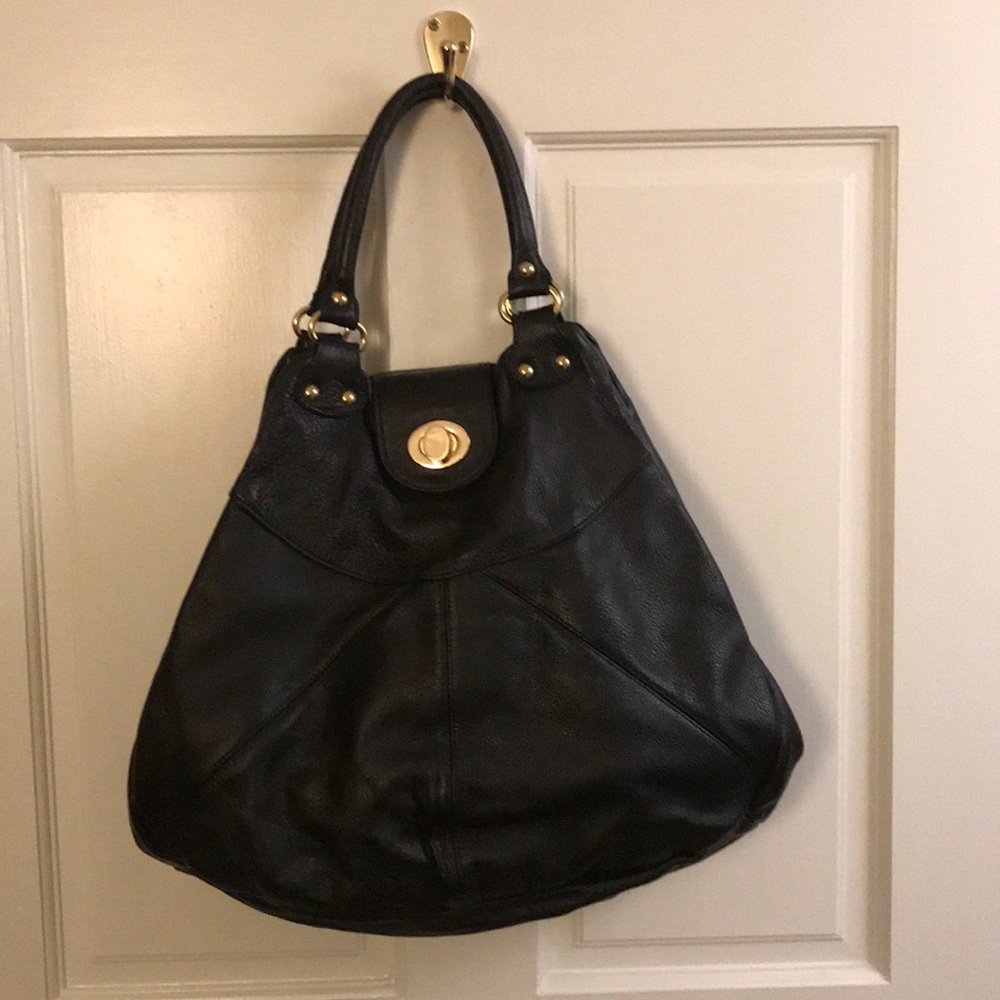 Foley & Corinna Black Satchel Handbag